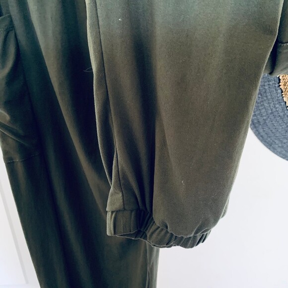 NWT 205 Collins by Forever 21 Hunter Green Military Style Romper/Jumpsuit | XL - Picture 10 of 12